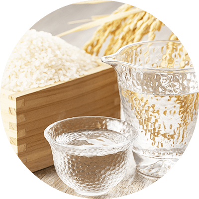 地酒の日本酒や酒粕を配合